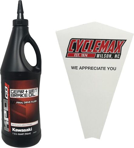 One Pack compatible with Kawasaki KPO Gear + Wet Brake Oil K6103G-101-01Q Contains One Quart and a Funnel in Kuwait