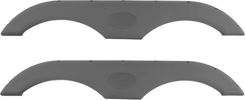 69.5" x 10.75" RV Tandem Fender Skirt | UV Protection | Can Be Painted | Made in The USA (Gray, 2) in Saudi Arabia