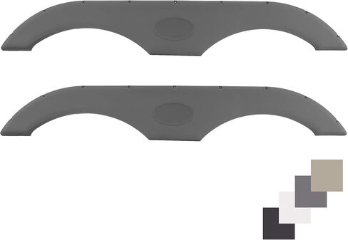 69.5" x 10.75" RV Tandem Fender Skirt | UV Protection | Can Be Painted | Made in The USA (Gray, 2) in Saudi Arabia