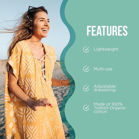Sand Cloud Beach Cover Up for Women - Bathing Suit & Swimsuit Cover-Up Womens Poncho with Comfortable Fit for Post Swim in Saudi Arabia