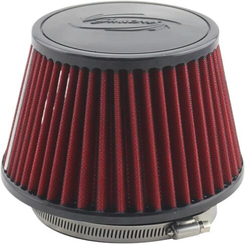 Air Filter Performance Cold Comply Systems Racing Sport Cone Filters 115mm (115mm-Red) in Kuwait