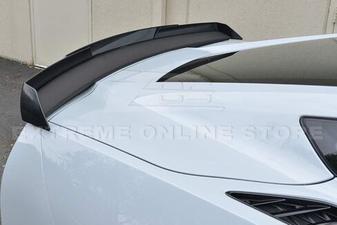 استبدال 2014-2019 شيفروليه كورفيت C7 جميع النماذج | Z06 Z07 Stage 3 Style Trunk Lid Wing مع Spoiler WickerBill Defined (ABS Plastic - Primer Black) in Kuwait
