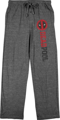 Marvel Universe Deadpool Logo Graphite Heather Sleep Pajama Pants in Saudi Arabia