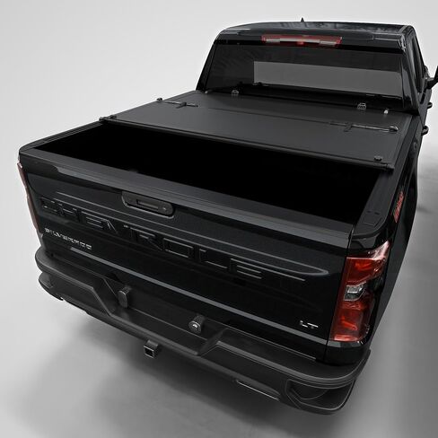 Hard Tri-Fold Truck Bed Tonneau Cover Compatible with 2019-2025 Chevy Silverado/GMC Sierra 5.8ft Bed (69.6") in Saudi Arabia