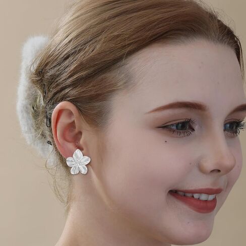 Gold Earrings for Women 14K Gold Plated Chunky Gold Earrings Earrings Dupes Irregular Waterdrop Hoop Earrings for Women Trendy Jewelry Gifts in Saudi Arabia
