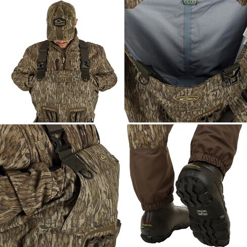 Drake Waterfowl Men's Uninsulated Guardian Elite Vanguard Breathable Hunting & Fishing Durable Waterproof Windproof Waders in Saudi Arabia