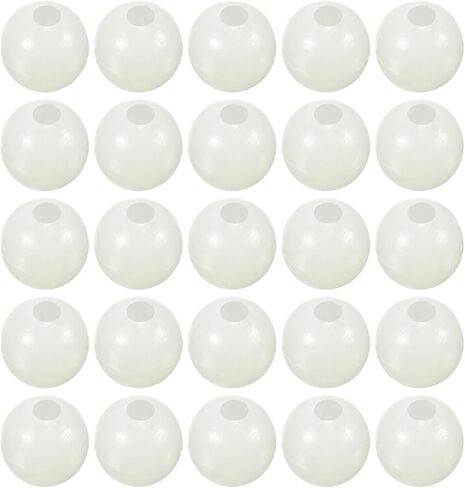 200 Pcs Glow Fishing Beads - Plastic Luminous Round Soft Bait Egg Lure Rigs Apply to Outdoor Tackle Tool (10mm, Green) in Saudi Arabia