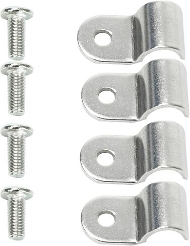 8pcs 3/8" Stainless Steel Brake Line Clamp with Screw Street Rod Truck Dune Buggy in Saudi Arabia