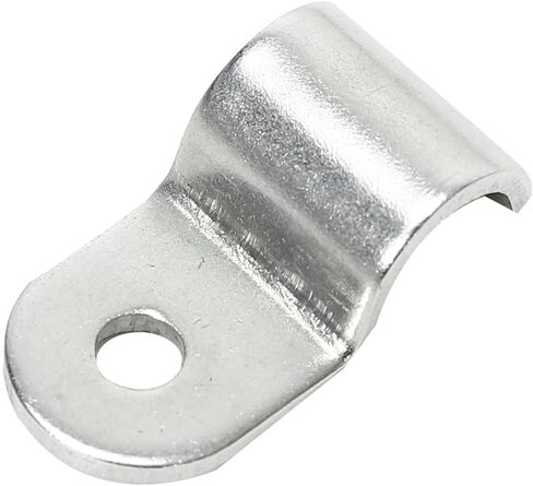 8pcs 3/8" Stainless Steel Brake Line Clamp with Screw Street Rod Truck Dune Buggy in Saudi Arabia