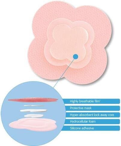 Smith+Nephew ALLEVYN Life Wound Dressing, 4"in X 4"in Box of 10 in Kuwait