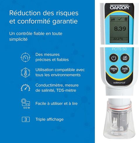 Oakton AO-35634-15 Oakton pHTestr 50 جهاز قياس درجة الحموضة للجيب، سلسلة Premium 50 in Kuwait