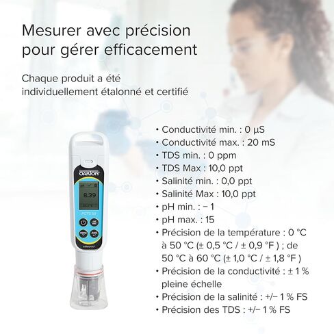 Oakton AO-35634-15 Oakton pHTestr 50 جهاز قياس درجة الحموضة للجيب، سلسلة Premium 50 in Kuwait