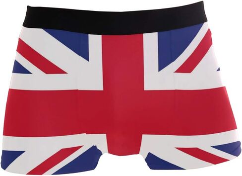 Use4 Union Jack British Flag Men's Underwear Regular Leg Boxer Brief in Saudi Arabia