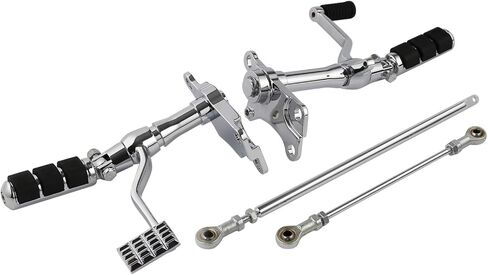 SLMOTO Complete Forward Controls Pegs Levers Linkage Kit Fit for Harley Sportster IRON XL 883 1200 N 91-03 02 in Saudi Arabia