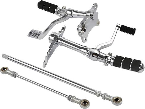 SLMOTO Complete Forward Controls Pegs Levers Linkage Kit Fit for Harley Sportster IRON XL 883 1200 N 91-03 02 in Saudi Arabia