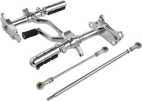 SLMOTO Complete Forward Controls Pegs Levers Linkage Kit Fit for Harley Sportster IRON XL 883 1200 N 91-03 02 in Saudi Arabia