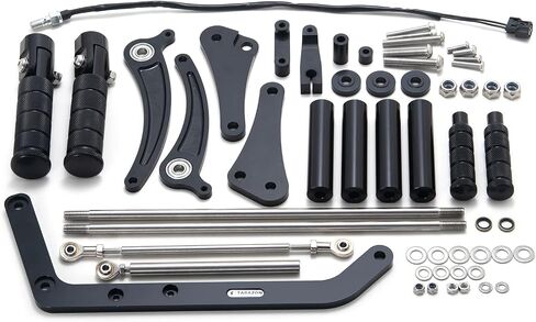 CNC BILLET 7 "يتحكم إلى الأمام أوتاد القدم مع مفتاح الضغط الهيدروليكي لـ Honda CMX300 Rebel 300 2017-2023 in Kuwait