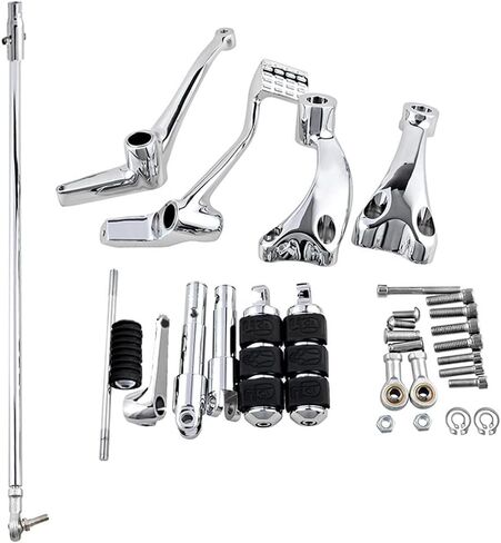 متوافق مع Harley XL883 XL1200 عناصر التحكم الأمامية PEG LEAVERS KIT (Black) 2014-2022 in Saudi Arabia