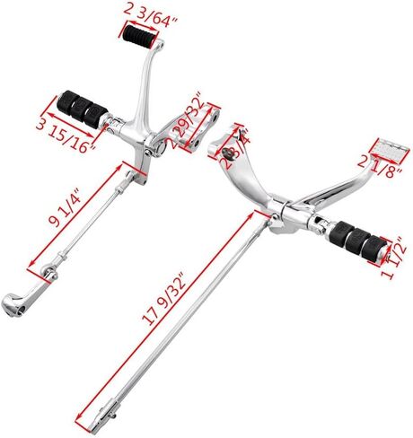 متوافق مع Harley XL883 XL1200 عناصر التحكم الأمامية PEG LEAVERS KIT (Black) 2014-2022 in Saudi Arabia