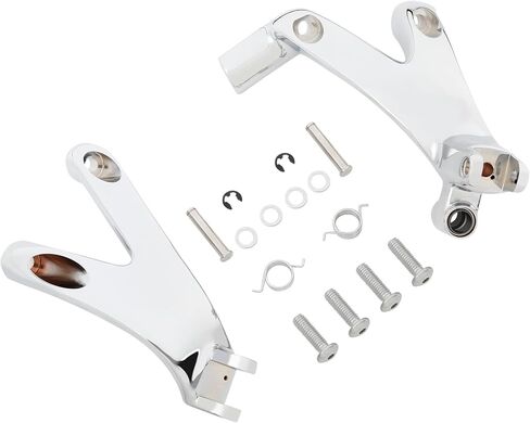 TCMT Black Front Forward Controls Mount Fit For Harley Sport Glide Fat Bob Breakout FLSB FXFB FXFBS FXBR FXBRS FXDRS Models 2018-2023 with Forward Controls in Kuwait