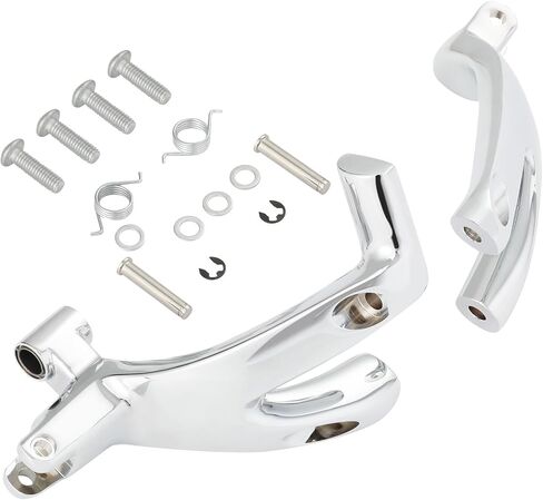 TCMT Black Front Forward Controls Mount Fit For Harley Sport Glide Fat Bob Breakout FLSB FXFB FXFBS FXBR FXBRS FXDRS Models 2018-2023 with Forward Controls in Kuwait