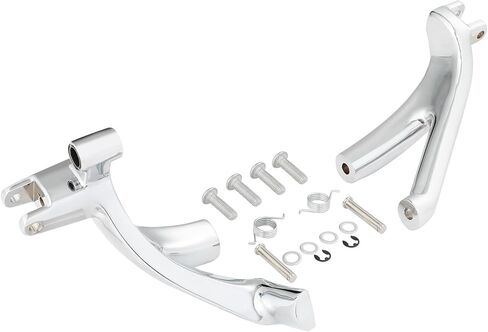 TCMT Black Front Forward Controls Mount Fit For Harley Sport Glide Fat Bob Breakout FLSB FXFB FXFBS FXBR FXBRS FXDRS Models 2018-2023 with Forward Controls in Kuwait