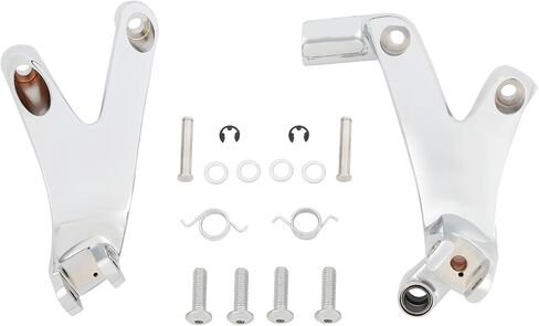 TCMT Black Front Forward Controls Mount Fit For Harley Sport Glide Fat Bob Breakout FLSB FXFB FXFBS FXBR FXBRS FXDRS Models 2018-2023 with Forward Controls in Kuwait