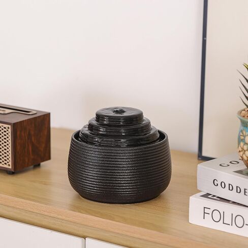 Ceramic Tabletop Fountain Water Feature for Indoor and Home Decoration Table Desk Office Patio(White A157) in Kuwait