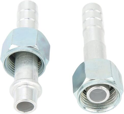 20PCS High Strength Aluminum Straight Air Conditioning Hose Barb Fitting for Cars Trucks Universal Sealing Function for Automobiles Material (5/8in) (1/2in) in Saudi Arabia