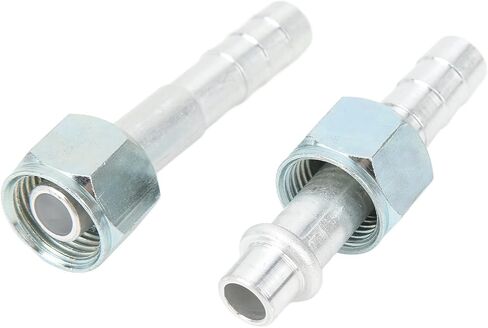 20PCS High Strength Aluminum Straight Air Conditioning Hose Barb Fitting for Cars Trucks Universal Sealing Function for Automobiles Material (5/8in) (1/2in) in Saudi Arabia