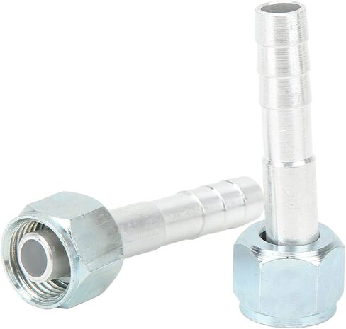 20PCS High Strength Aluminum Straight Air Conditioning Hose Barb Fitting for Cars Trucks Universal Sealing Function for Automobiles Material (5/8in) (1/2in) in Saudi Arabia