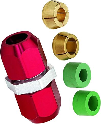 APDTY 100204 Universal A/C (Air Conditioning) Aluminum Line Splice With Compression Fittings; Fitting Ends Are 1/2 in. (0.5 in.) in Saudi Arabia