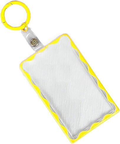 Card Display Holder Keychain Acrylic Protecting and Organizing Your Important Cards Transparent Designs for Students in Kuwait