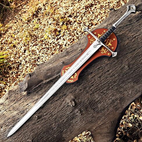 أندريل - شعلة الغرب | سيف نسخة طبق الأصل من الفولاذ المقاوم للصدأ المصنوع يدويًا | شملت Wall Mount Plaque & Scabbard | طبعة جامع in Kuwait