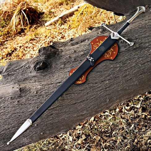 أندريل - شعلة الغرب | سيف نسخة طبق الأصل من الفولاذ المقاوم للصدأ المصنوع يدويًا | شملت Wall Mount Plaque & Scabbard | طبعة جامع in Kuwait