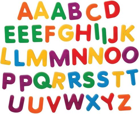 Constructive Playthings 40 pc. Set of 2 1/2" Giant Magnetic Lowercase Letters Including Extra Vowels and Selected Consonants for Ages 3 Years and Up in Saudi Arabia