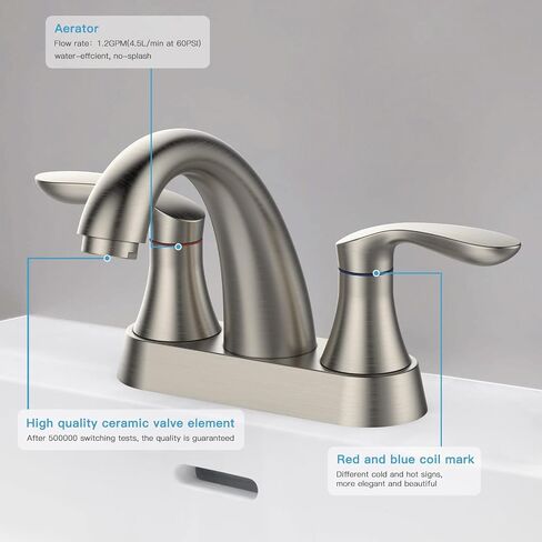 Bathroom Sink Faucet, Faucet for Bathroom Sink, Widespread ORB Bathroom Faucet 3 Hole with Stainless Steel Pop Up Drain and cUPC Lead-Free Hose-(Oil Rubbed Bronze) in Saudi Arabia