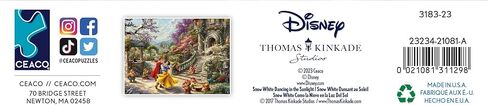 سيكو - ديزني - توماس كينكيد - سنو وايت ترقص في ضوء الشمس - أحجية الصور المقطوعة 1000 قطعة in Kuwait