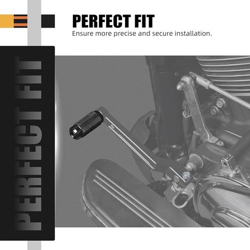 رافعة ترس البرتقالية برتقالية ربط الرافعة الرافعة الرافعة ترس بدواسة متوافقة مع Harley dyna fat bob fxdf 2010-2017 ، استبدال 33600383،33600384 ، انظر التركيب in Kuwait