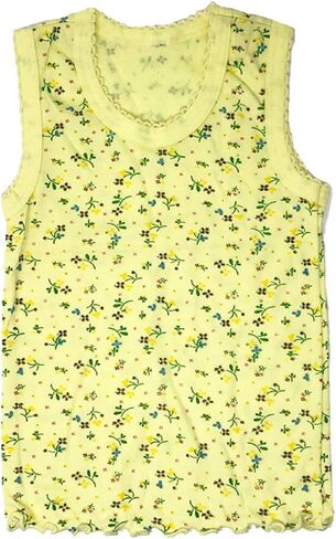 I & S Girl's 4 Pack Olcyfeless Tank Tops Loft Cotton Lundershirts in Kuwait