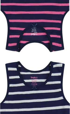 Buyless Fashion Girls Tank Tops - Sleeveless Cami Tanks Cotton Undershirts for Dance Gymnastics, Kids & Toddler Size (8 Pack) in Saudi Arabia