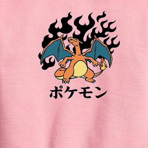 HYBRID APPAREL - Pokémon - Charizard Flash Fire - Toddler & Youth Crewneck Fleece Sweatshirt in Saudi Arabia