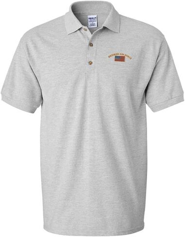 Polo Shirts for Men Retired Air Force Embroidery Cotton Short Sleeves Golf Tees in Saudi Arabia