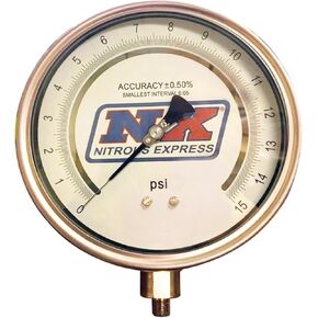 Nitrous Express 15530 6" Certified Fuel Pressure Gauge in Saudi Arabia