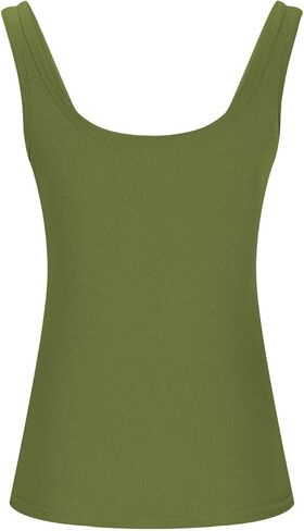 Camisetas Mujer Casual Camisas Camisa sin Mangas sólidas Tela Chaleco túnica entrenamiento Casual in Saudi Arabia