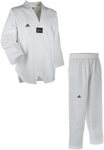 adidas ADICHAMP 3 TKD Uniform - v-Neck White - 4 in Saudi Arabia