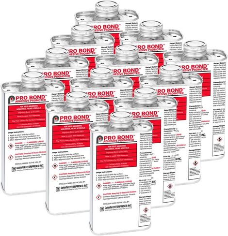 Pro Bond Adhesive Promoter for Vinyl, Wraps, Window Tint, Automotive Molding - 16 oz Can in Kuwait