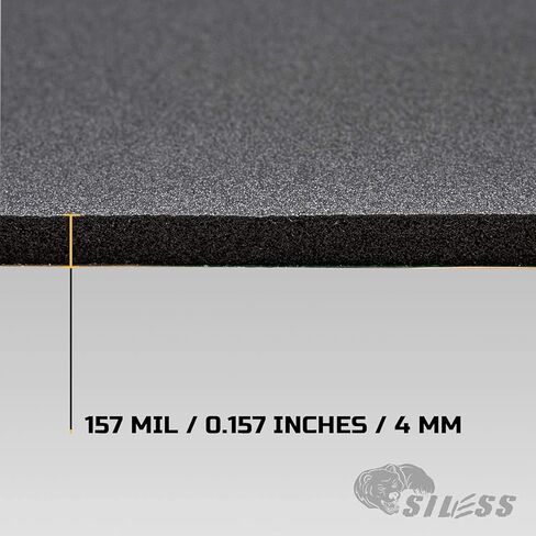Siless Liner 157 (4 mm) mil 36 sqft Car Sound Deadening Closed Cell Foam & Heat Insulation mat - PE Foam Sound Deadener Material & Heat Barrier in Kuwait