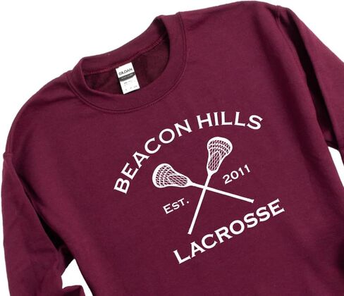 Adult Stilinski 24 Beacon Hills Lacrosse 2-Sided Crew Neck Pullover in Kuwait