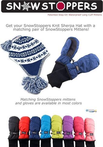 SnowStoppers Winter Sherpa Knit Hat for Kids in Kuwait